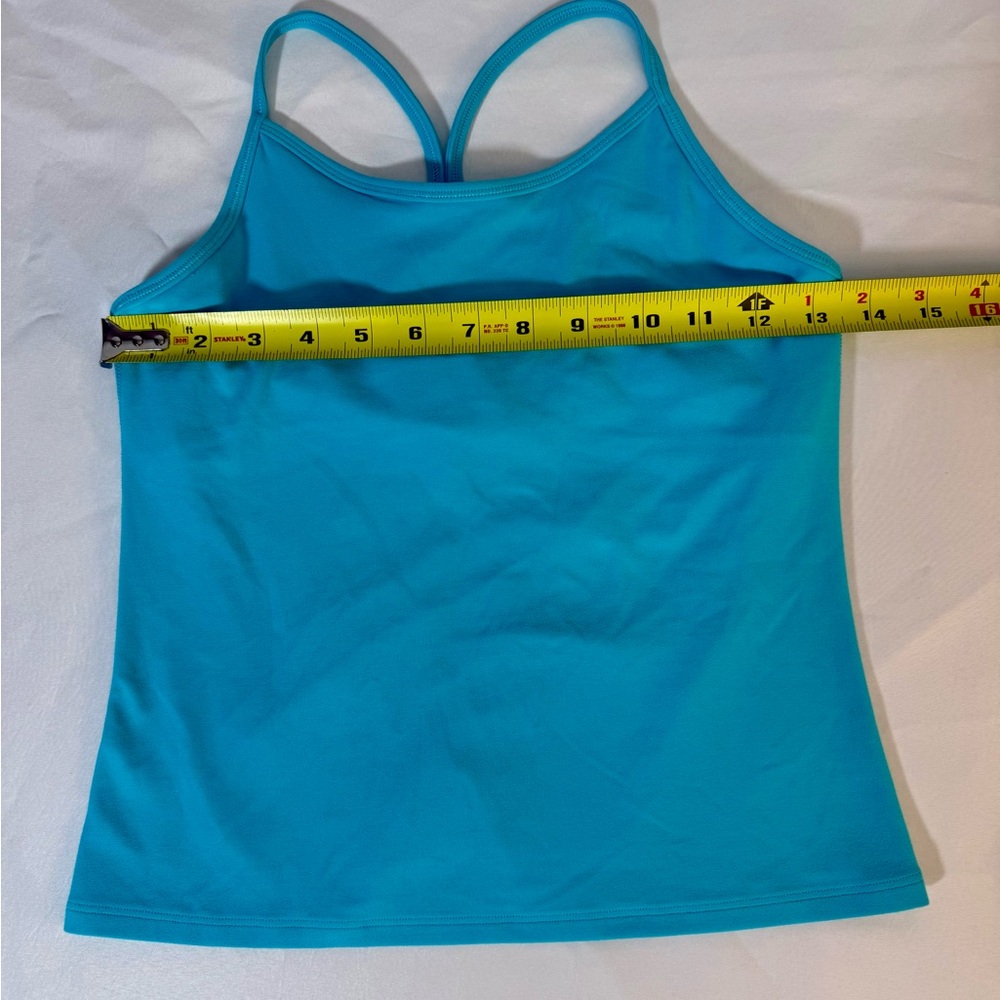 Like New- Ivivva by Lululemon Turquoise Strappy Tank – Girls Size 14 - Picture 5 of 9
